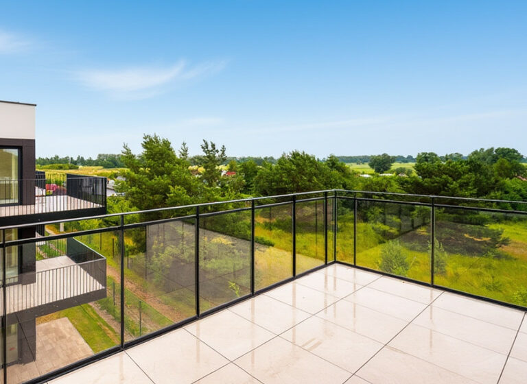 Widok z apartamentu Klimatyczna